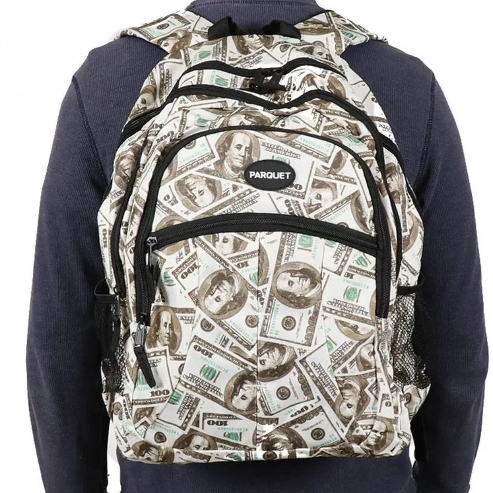 One Hundred Dollar Bill Backpack- NWT
